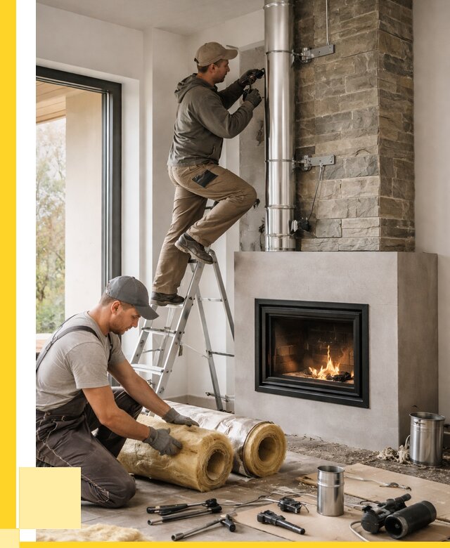 Монтаж дымоходов для каминов в Горячем Ключе от 15500 р. ЭриданГрч