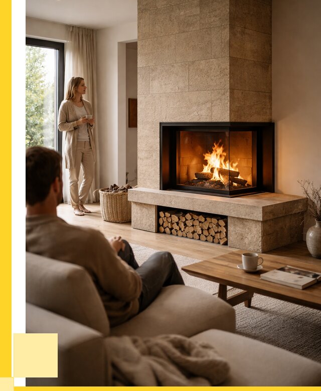 Угловые камины из кирпича установка в Горячем Ключе от 154995 р. ЭриданГрч