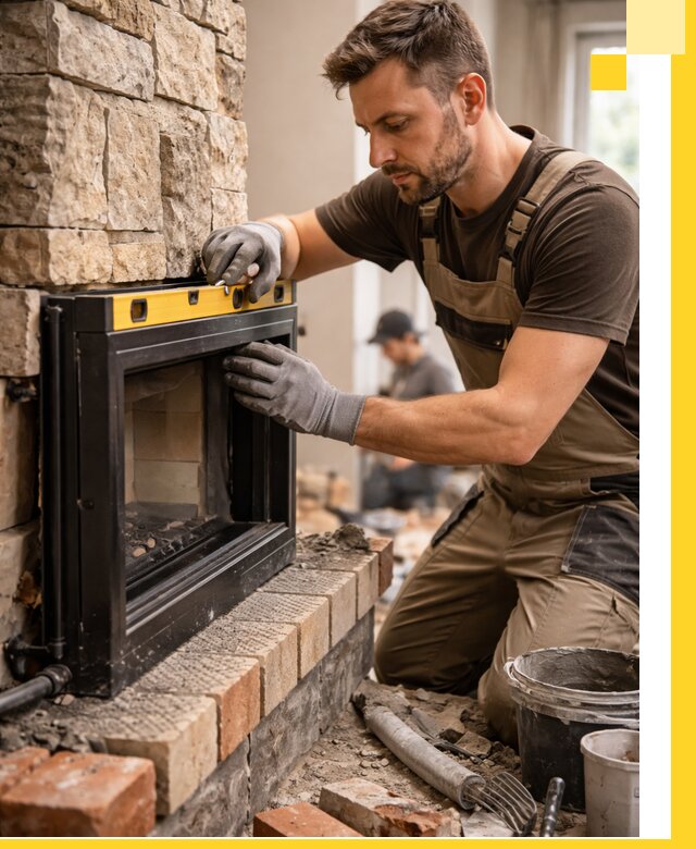 Дровяные камины под ключ в Горячем Ключе: монтаж, обустройство