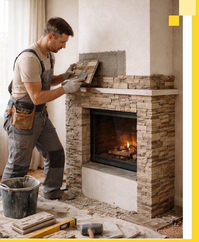 Изготовление и монтаж каминов для дома под ключ в Горячем Ключе