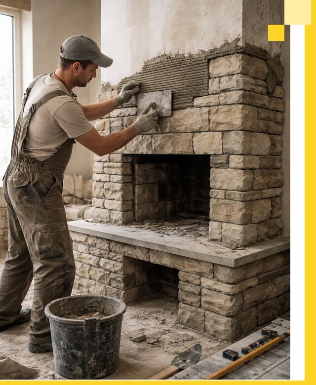 Строительство каминов под ключ в Горячем Ключе от проектирования до монтажа