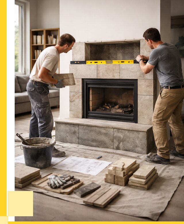 Монтаж каминов и установка в Горячем Ключе от 46499 р. | ЭриданГрч