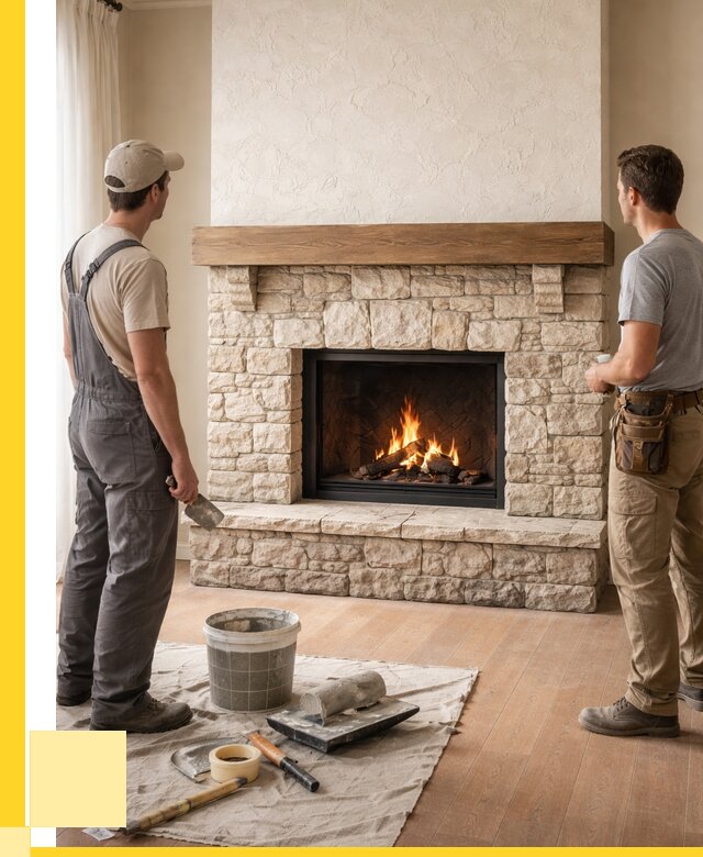 Отделка каминов в Горячем Ключе от 6716 р. под ключ | ЭриданГрч