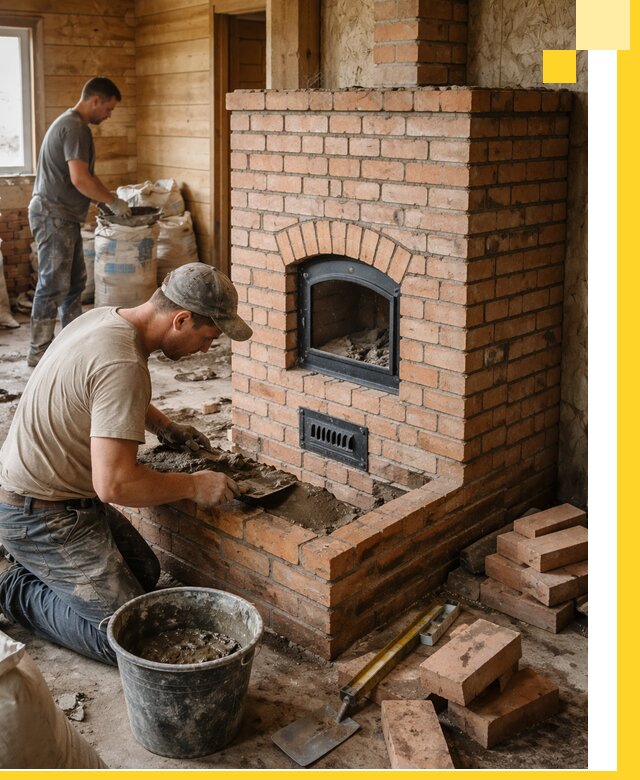 Профессиональное строительство печей в Горячем Ключе под ключ
