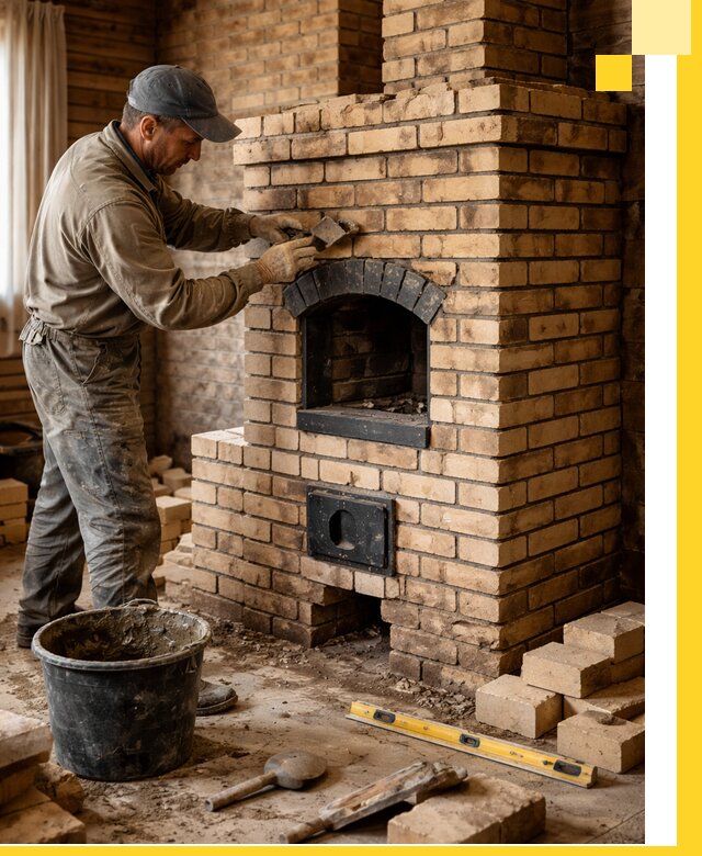 Кирпичные печи под ключ в Горячем Ключе: проектирование и кладка