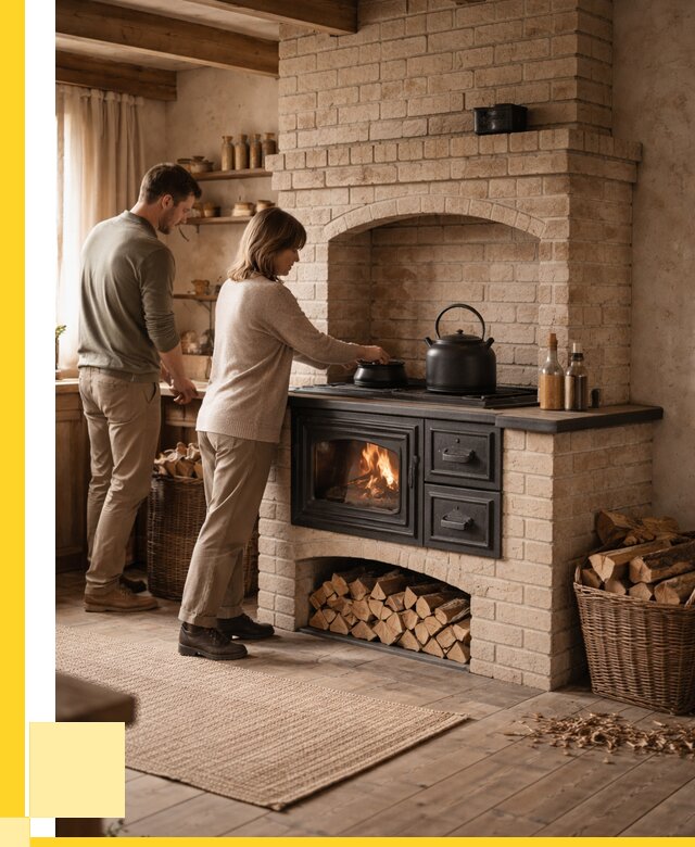 Печи с плитой в Горячем Ключе от 46499 р. | ЭриданГрч — кирпичная печь