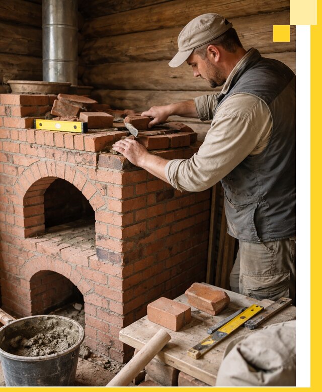 Изготовление и установка русских печей в Горячем Ключе под ключ