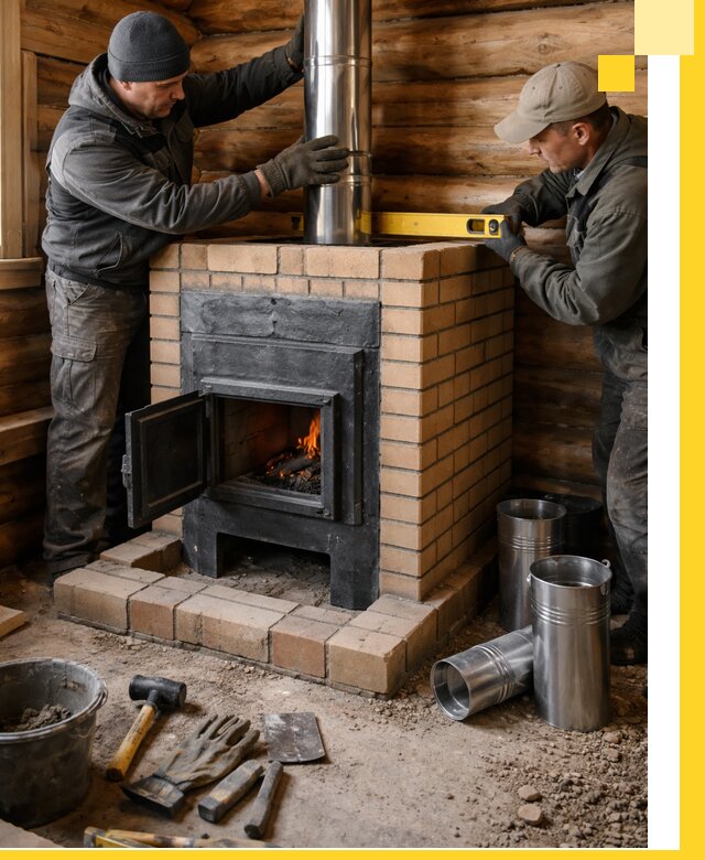 Проектирование, изготовление и установка банных печей в Горячем Ключе