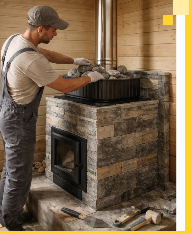 Печи для парной в Горячем Ключе, производство, монтаж и обслуживание