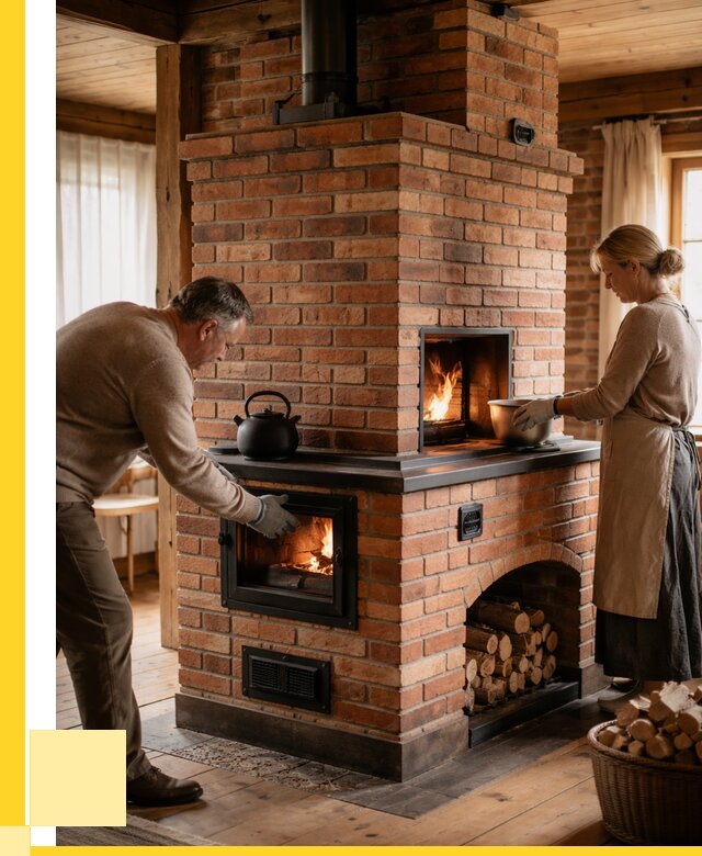 Печи для загородного дома под ключ в Горячем Ключе от 82664 р. | ЭриданГрч