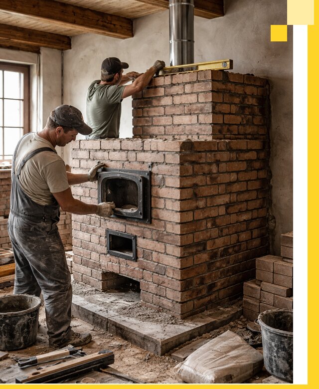 Печи для загородного дома под ключ в Горячем Ключе — монтаж и сервис