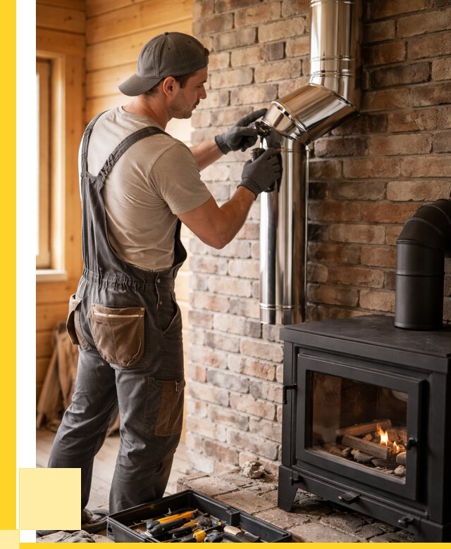 Монтаж дымоходов для печей в Горячем Ключе от 7750 р. | ЭриданГрч