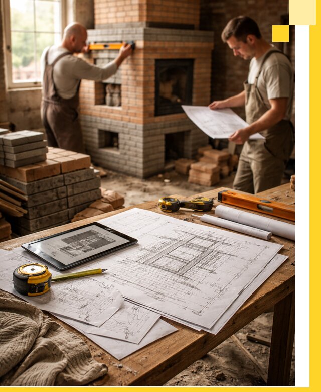 Проекты печей и каминов с индивидуальным дизайном в Горячем Ключе