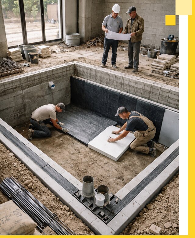 Проекты частных и общественных бассейнов под ключ в Горячем Ключе