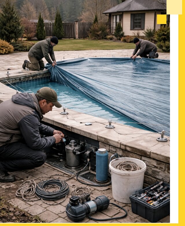 Консервация бассейнов в Горячем Ключе: подготовка к длительному хранению