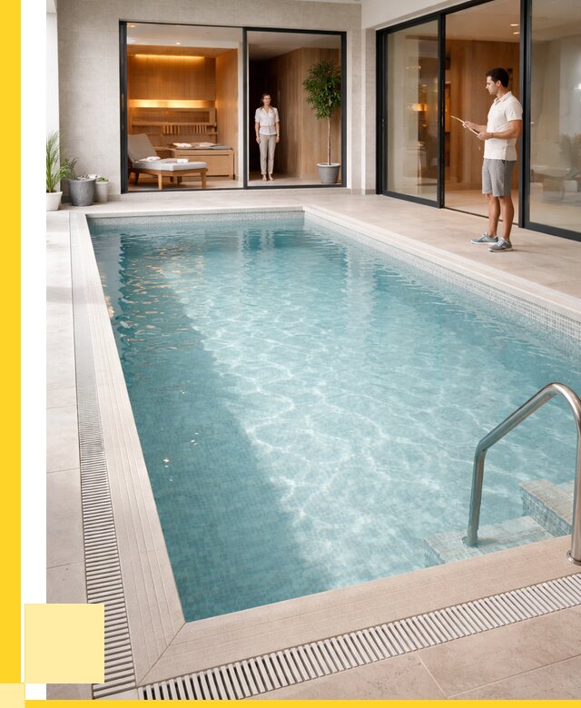 Отделка бассейна пленкой ПВХ в Горячем Ключе от 3617 р. - ЭриданГрч