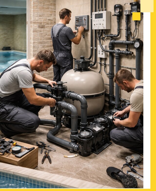 Комплексное оборудование для бассейнов под ключ в Горячем Ключе