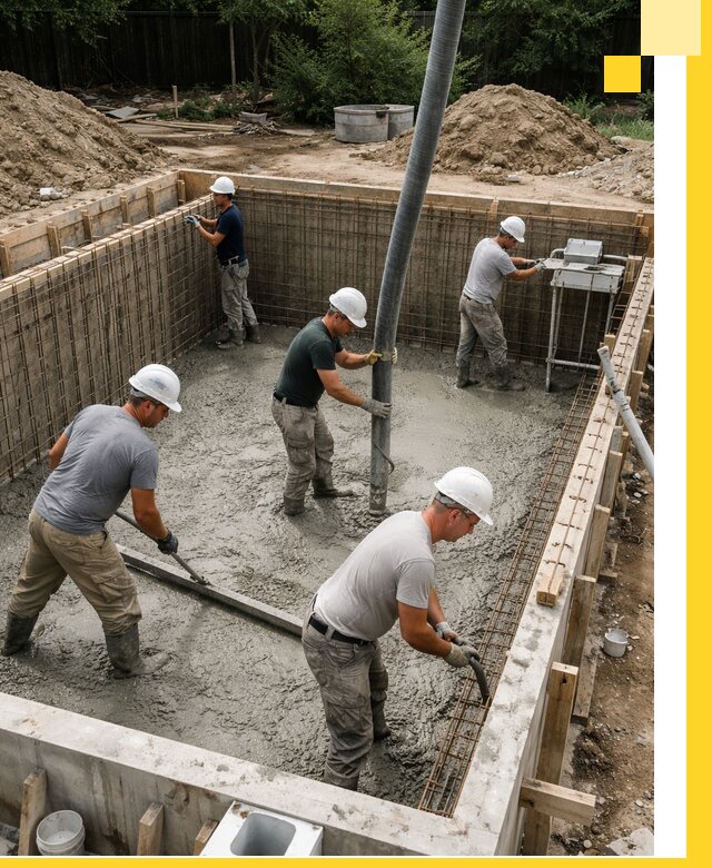 Строительство бетонных бассейнов под ключ в Горячем Ключе