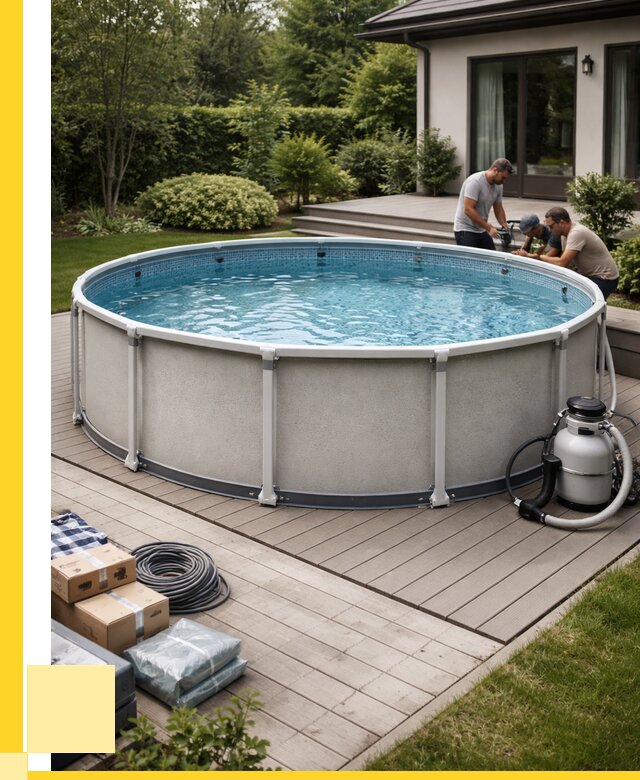 Купить каркасные бассейны в Горячем Ключе от 46499 р. | ЭриданГрч