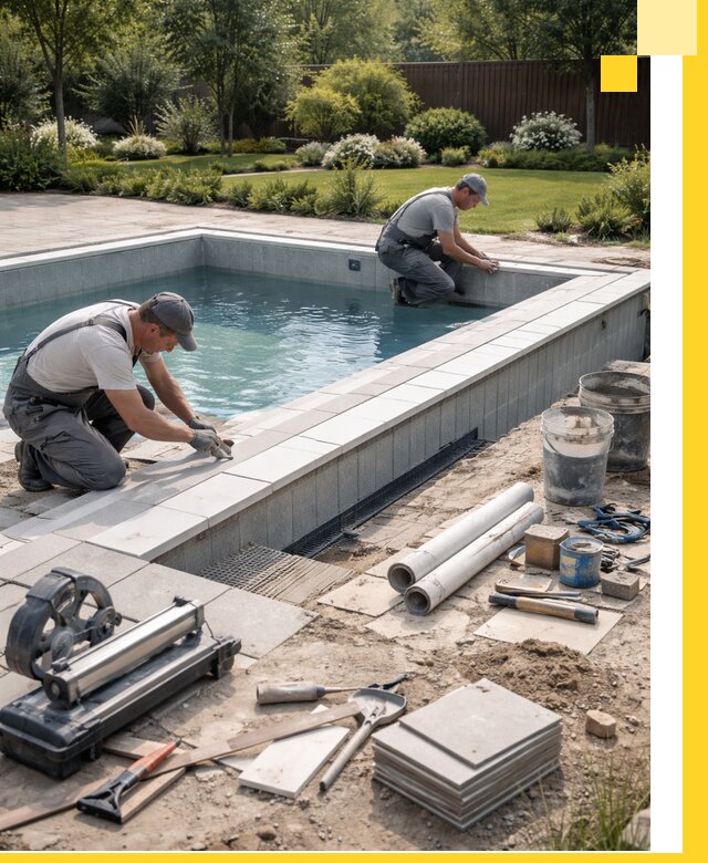 Строительство открытых бассейнов под ключ в Горячем Ключе профессионально