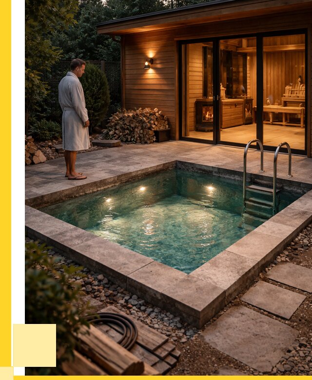 Бани с бассейном под ключ в Горячем Ключе от 98164 р. | ЭриданГрч