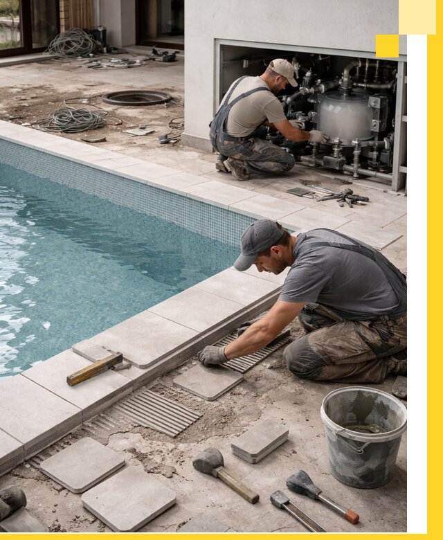 Строительство и монтаж бассейнов в коттедже в Горячем Ключе