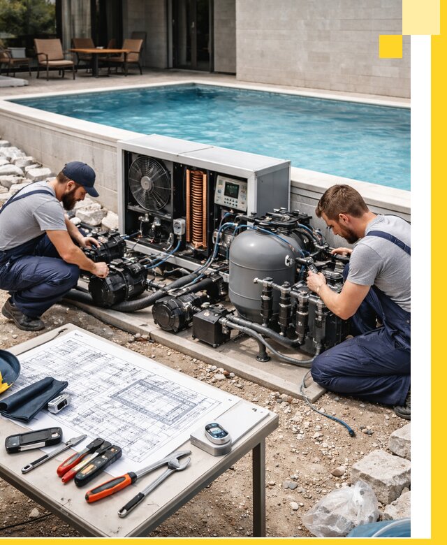 Проектирование и монтаж бассейнов с подогревом в Горячем Ключе