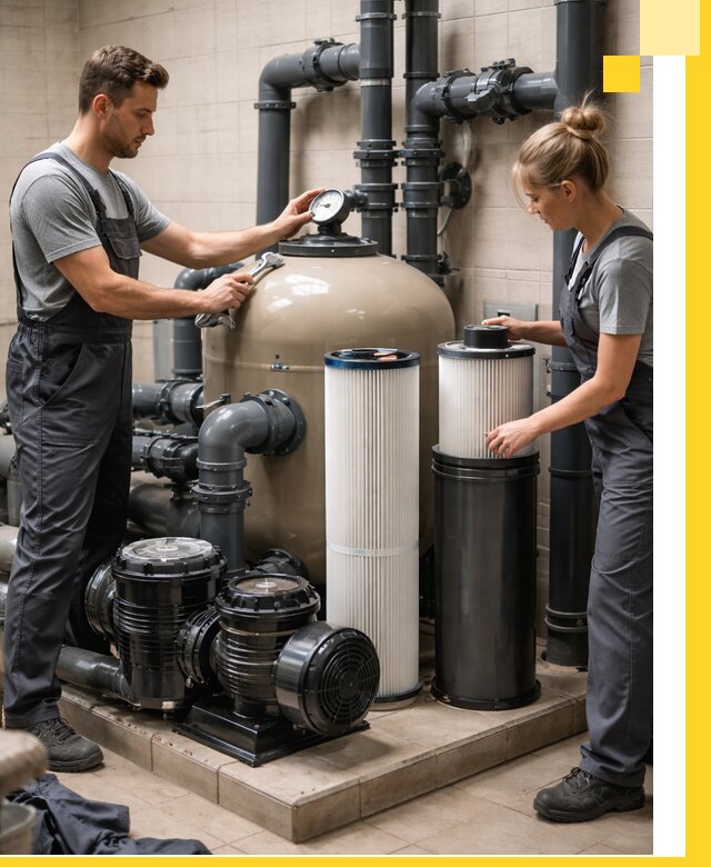 Фильтры и системы фильтрации для бассейнов в Горячем Ключе