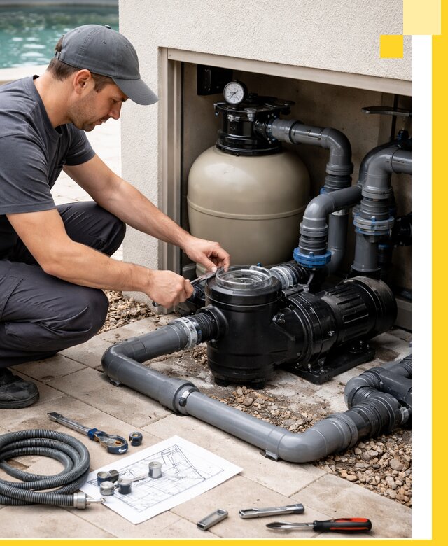 Поставка, монтаж и сервис насосов для бассейнов в Горячем Ключе