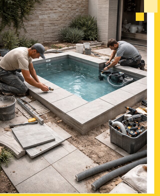 Мини бассейны под ключ в Горячем Ключе, дизайн и установка