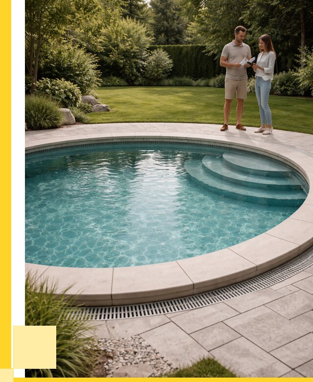 Круглые каркасные бассейны купить в Горячем Ключе от 258325 р. | ЭриданГрч