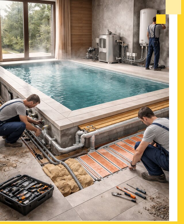 Проектирование и строительство тёплых бассейнов в Горячем Ключе