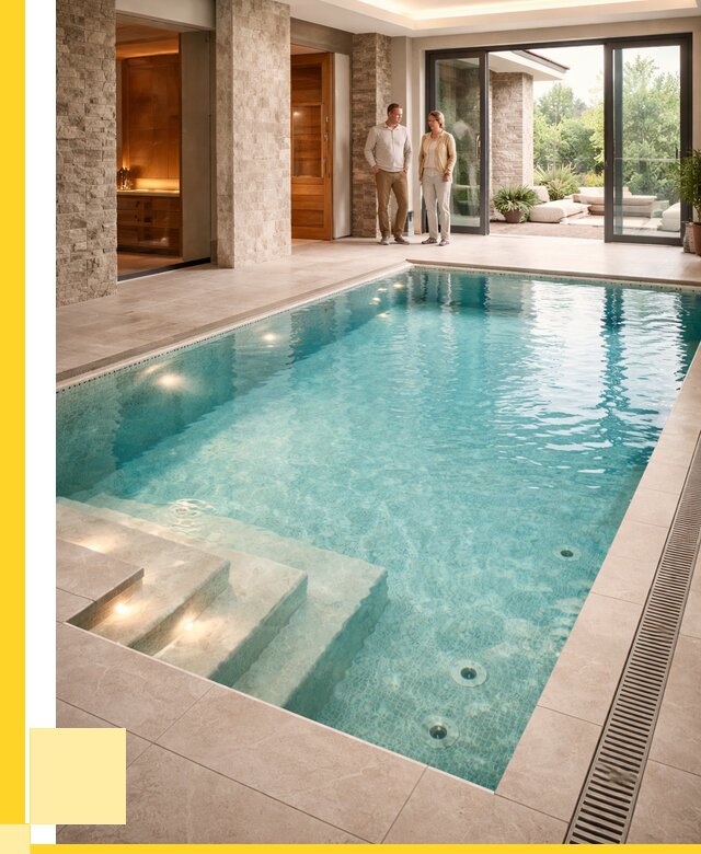 Бассейн во дворе в Горячем Ключе: проект, отделка от 1239960 р. | ЭриданГрч