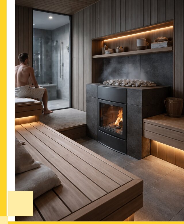 Проект сауны в частном доме в Горячем Ключе от 36166 р. | ЭриданГрч