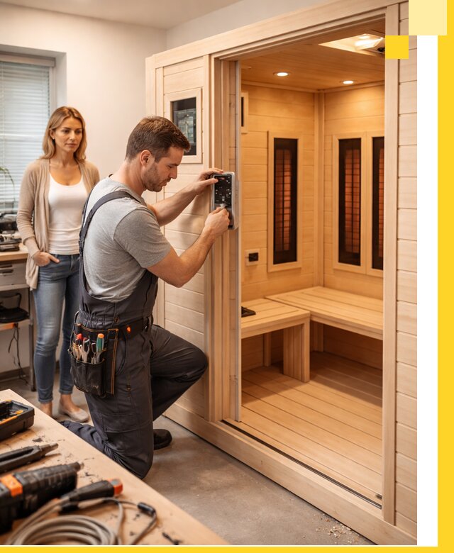 Инфракрасные сауны под ключ в Горячем Ключе продажа и установка