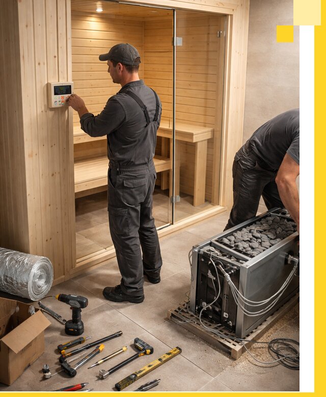 Поставка, установка и монтаж электрических саун в Горячем Ключе