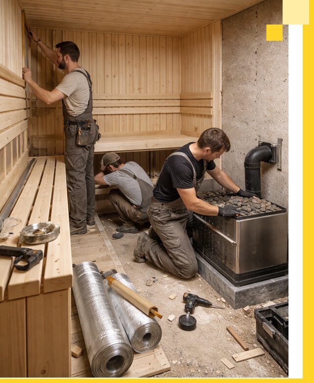 Индивидуальные сауны на заказ в Горячем Ключе под ключ, проект и монтаж