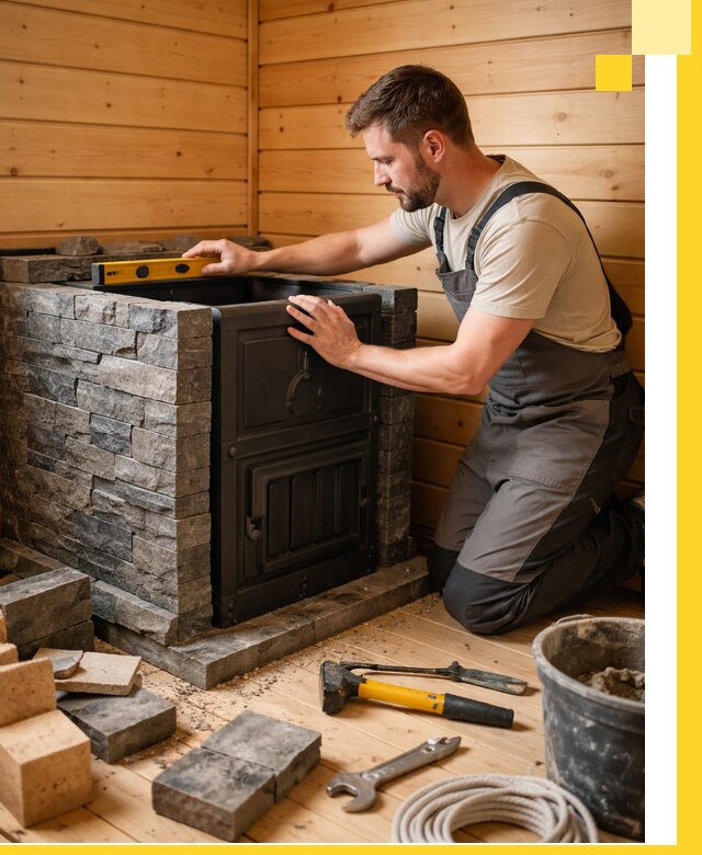 Производство и установка печей для саун под ключ в Горячем Ключе