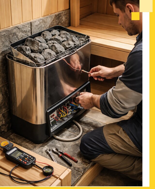 Продажа и установка электрокаменок для саун в Горячем Ключе