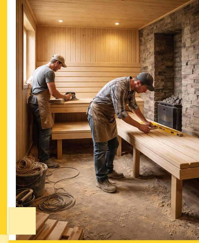 Отделка бани в Горячем Ключе: внутренняя отделка от 3100 р. | ЭриданГрч