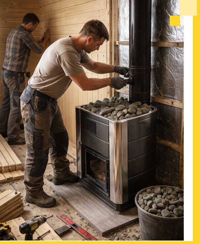 Проектирование и строительство парилок для бани в Горячем Ключе под ключ