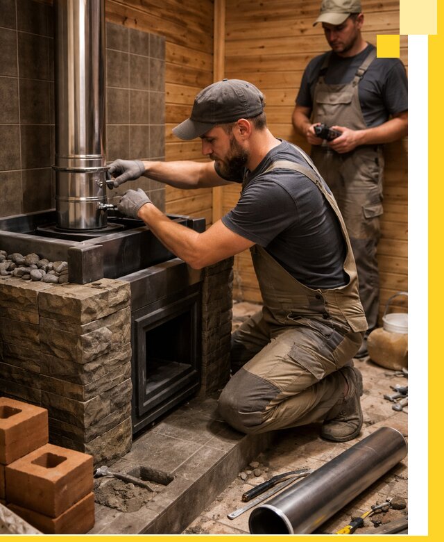 Изготовление и установка банных печей под ключ в Горячем Ключе