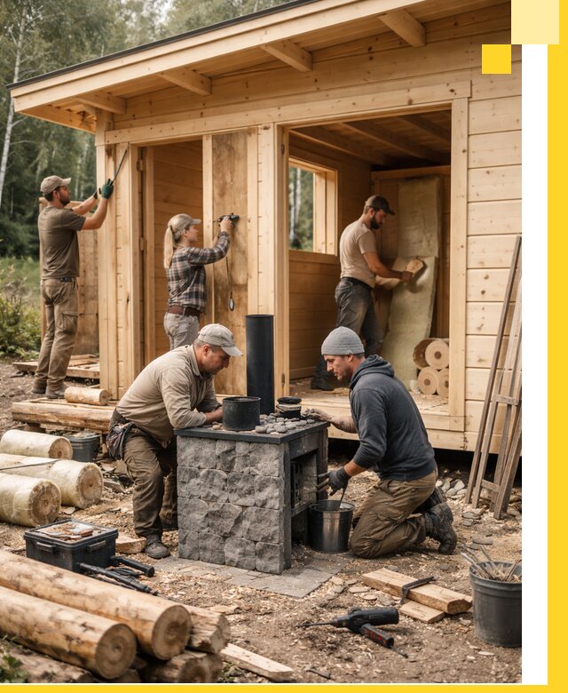 Купить баню под ключ в Горячем Ключе строительство монтаж отделка