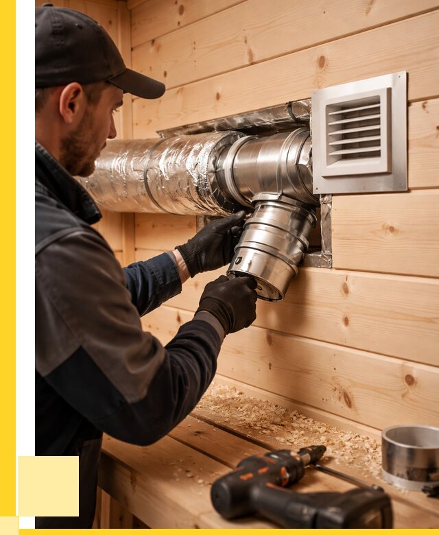 Монтаж вентиляции бани в Горячем Ключе от 12400 р. | ЭриданГрч