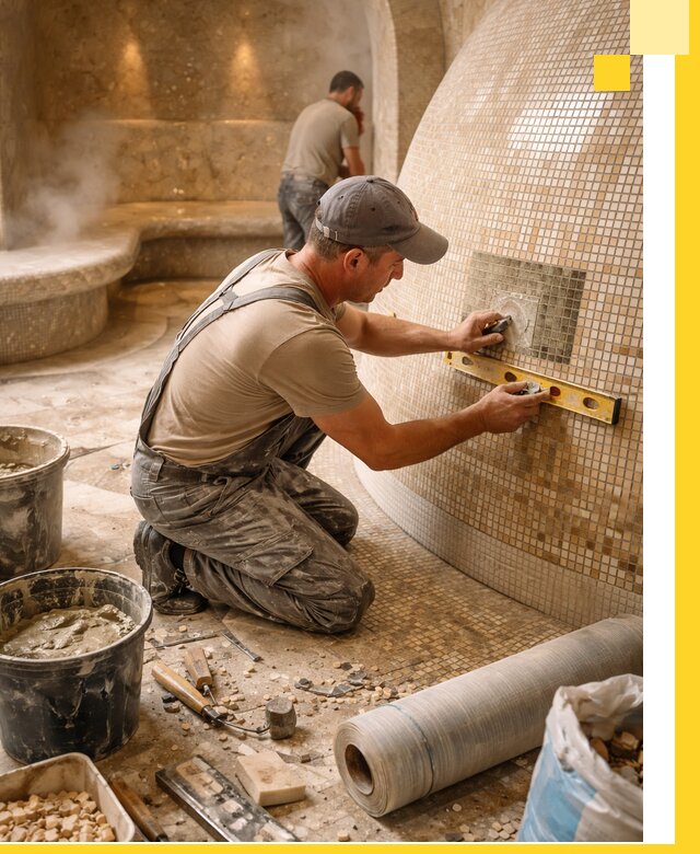 Хамам под ключ в Горячем Ключе: проектирование, строительство, отделка