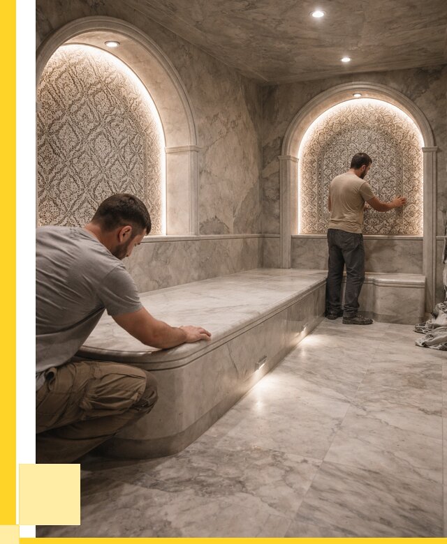 Турецкие бани под ключ в Горячем Ключе от 258325 р. | ЭриданГрч