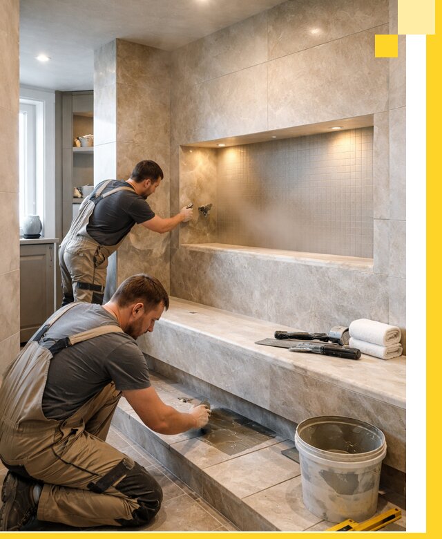 Профессиональное строительство хамама в квартире в Горячем Ключе