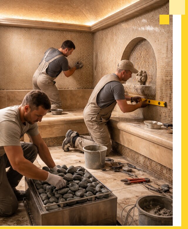 Проектирование и строительство хамама и сауны в Горячем Ключе