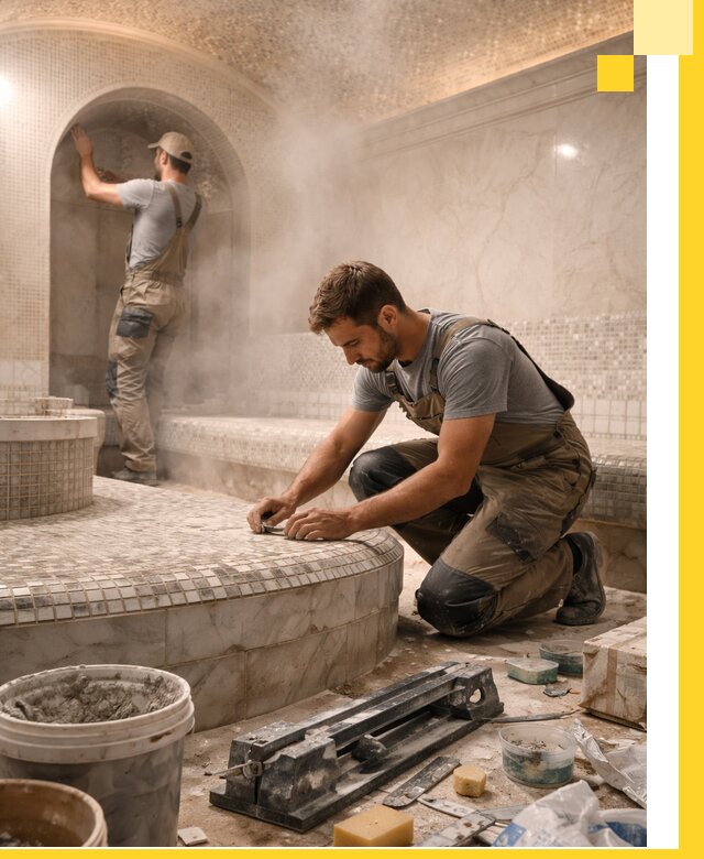 Профессиональный дизайн хамама и SPA под ключ в Горячем Ключе