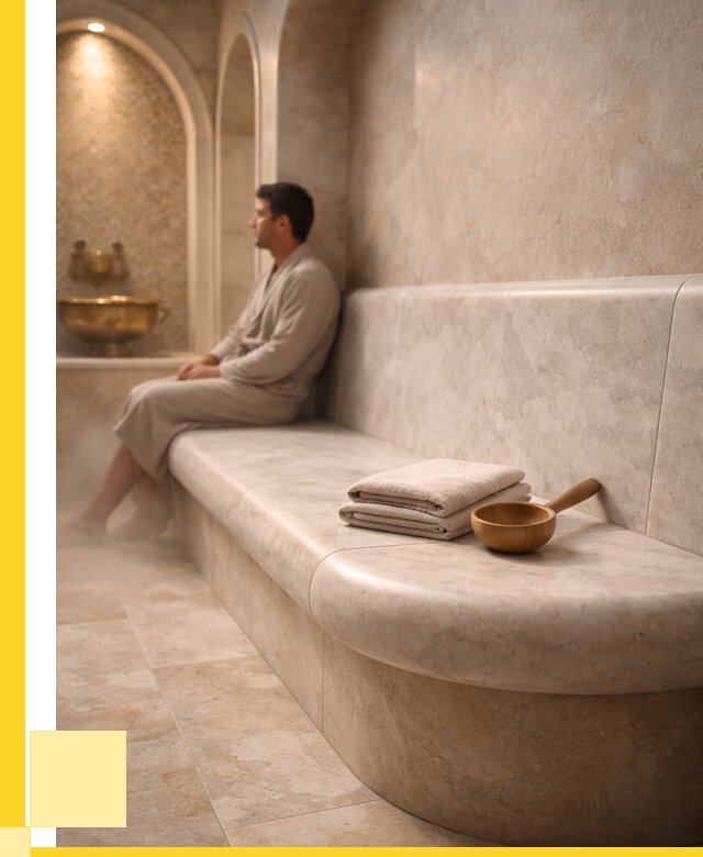 Сиденья для хамама в Горячем Ключе под ключ от 12400 р. | ЭриданГрч